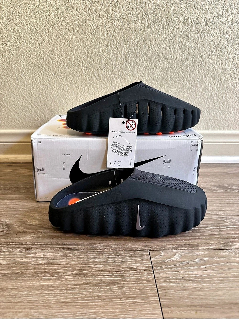 Nike Mind 001 Mule Black Chrome Sneakers
